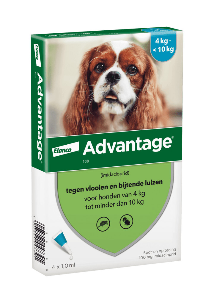 advantage voor honden tussen 4 tot 10 kg