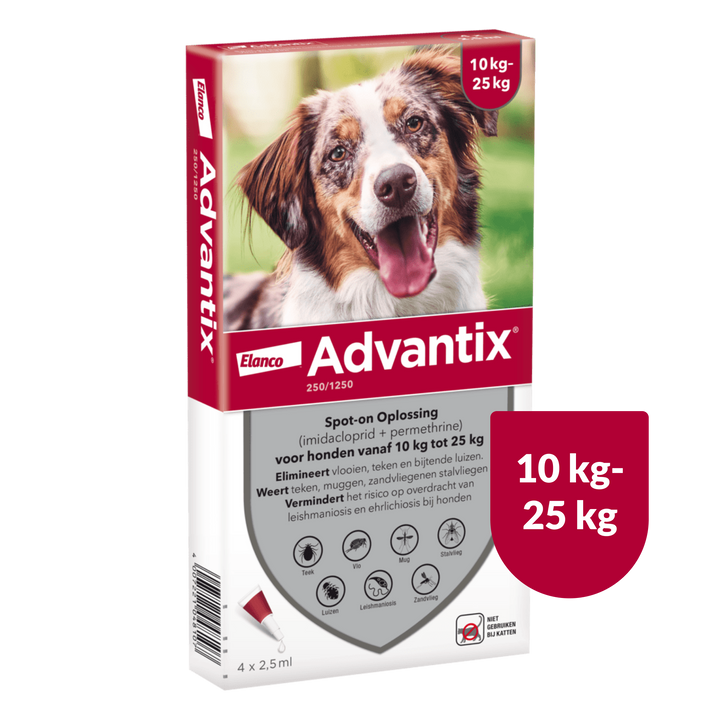 Advantix Hond - Anti Vlooien- en Tekendruppels