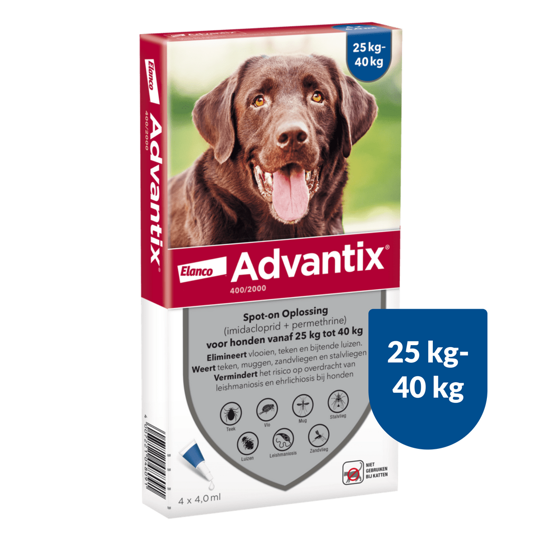 Advantix Hond - Anti Vlooien- en Tekendruppels