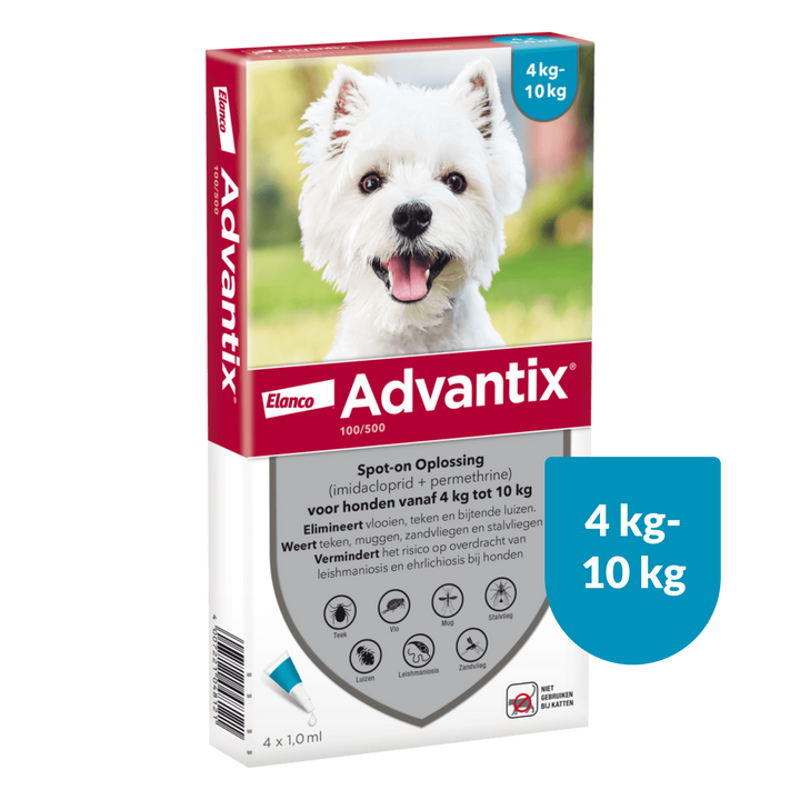 Advantix Hond - Anti Vlooien- en Tekendruppels