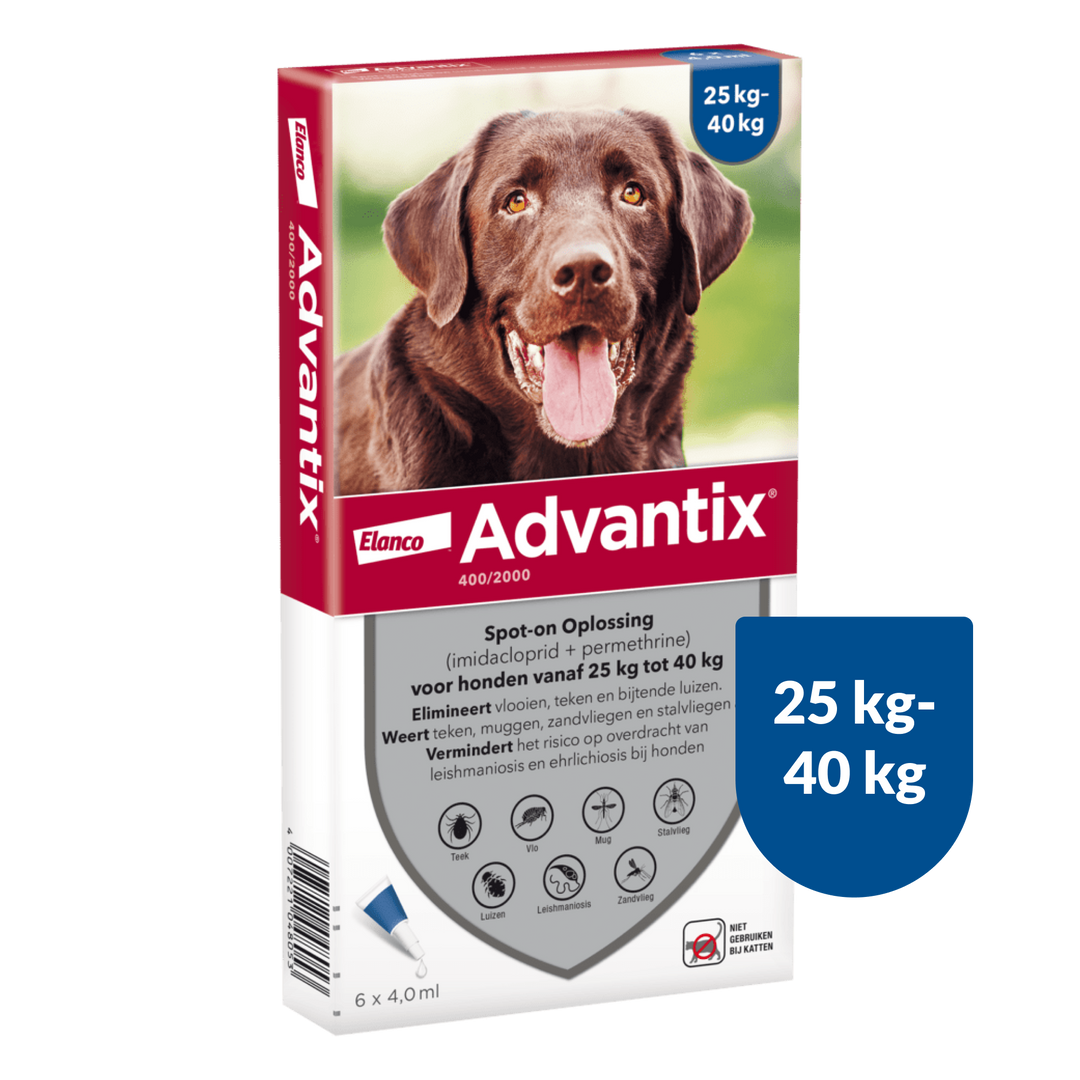 Advantix Hond - Anti Vlooien- en Tekendruppels