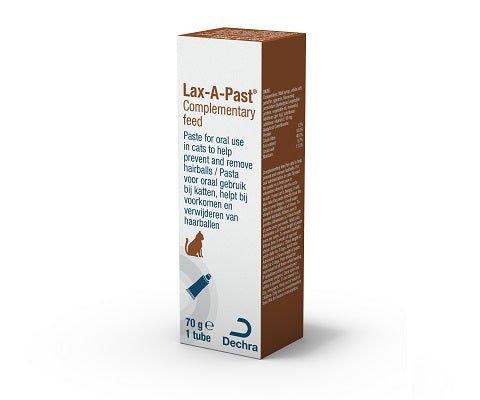 Dechra Lax-A-Past pasta tegen haarballen voor katten 1 tube van 70 gram
