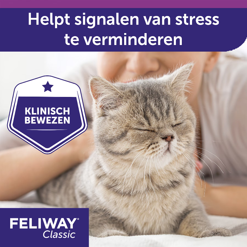 Feliway Classic helpt bij stress