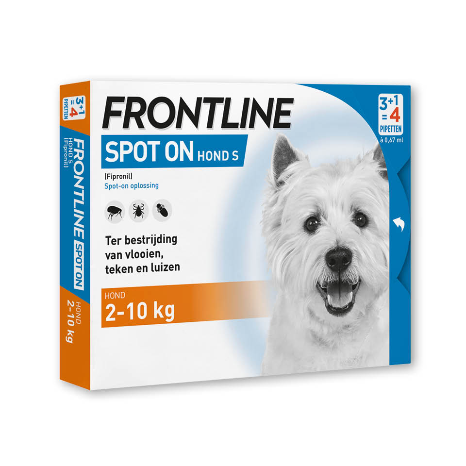 Frontline Spot On S voor 2 tot 10 kg