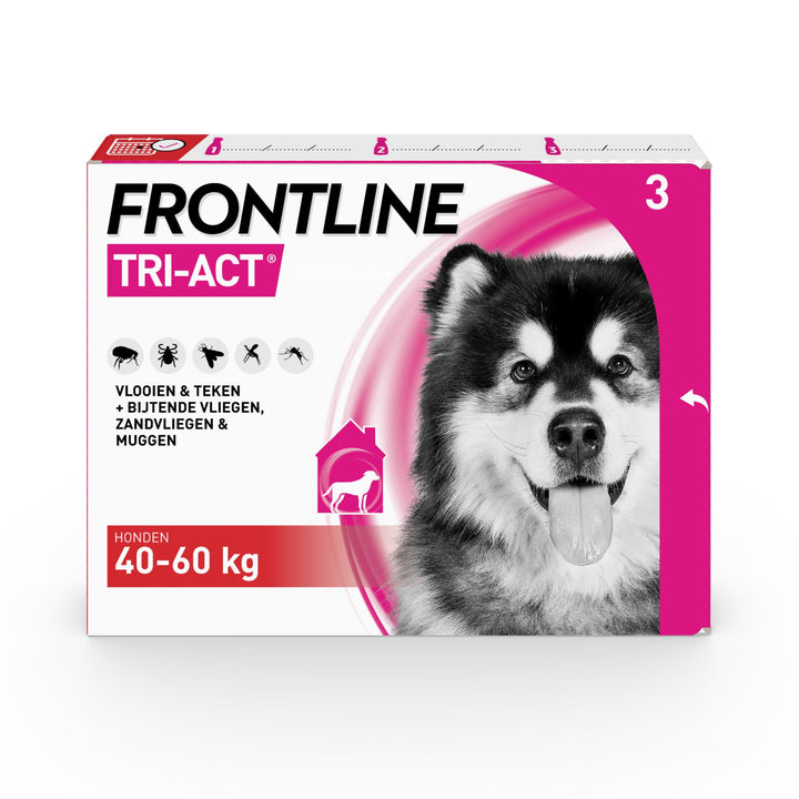Frontline Tri-Act voor honden van 40 tot 60 kg