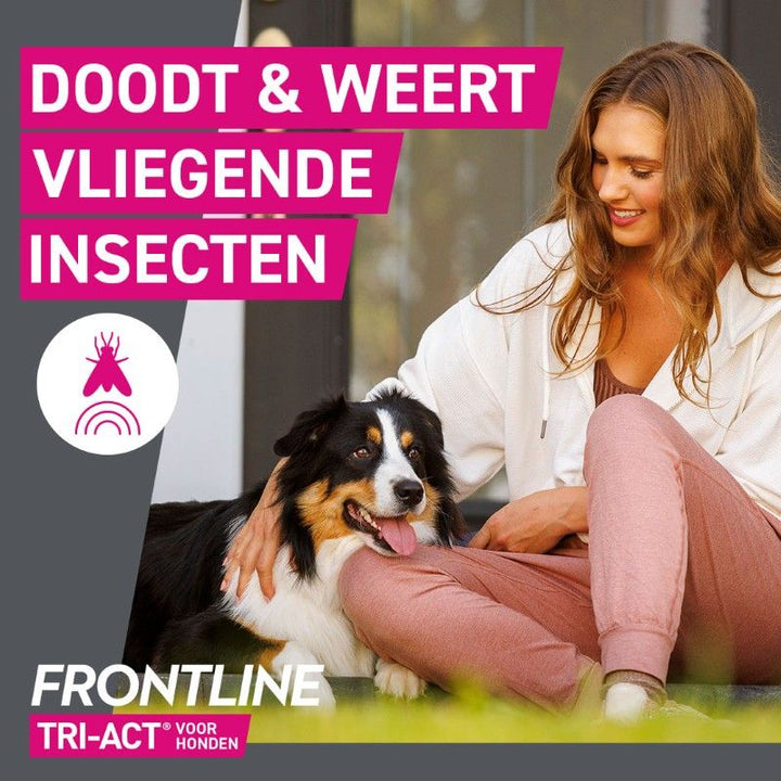 Frontline Tri-Act doodt en weert vliegende insecten