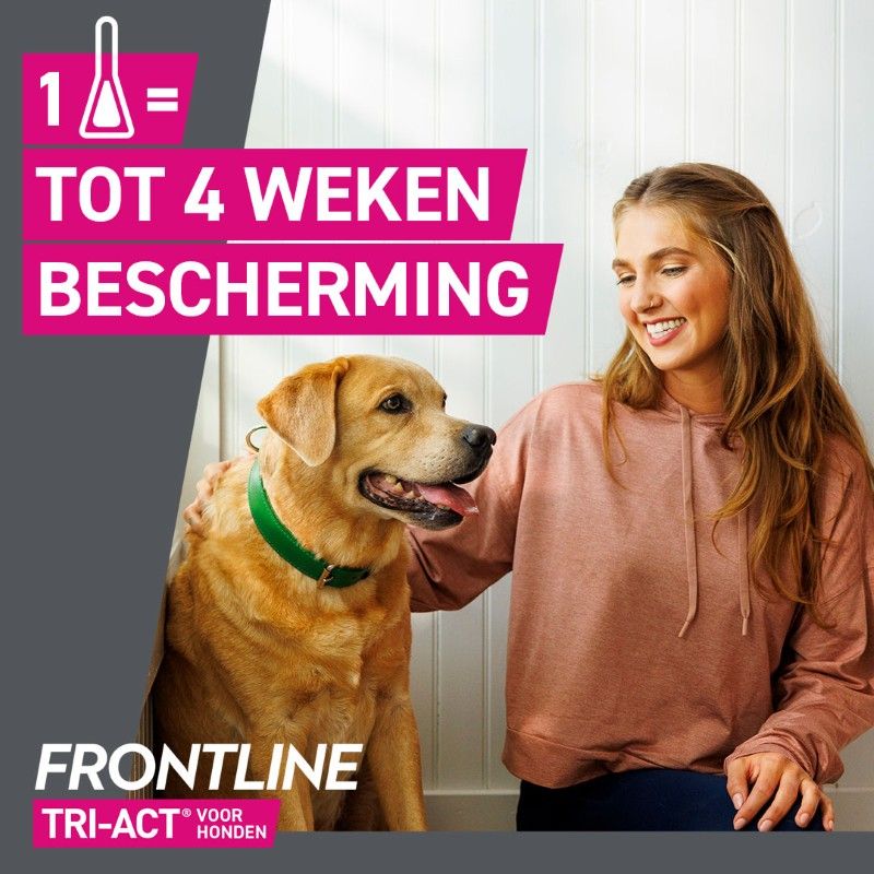 Frontline Tri-Act biedt tot 4 weken bescherming
