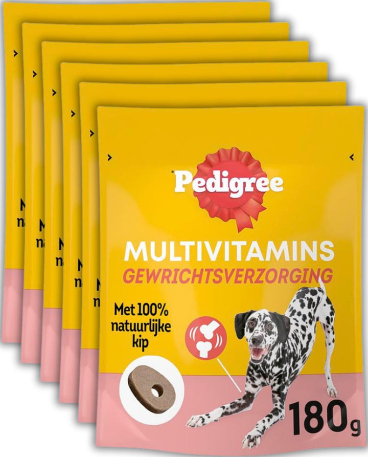 Pedigree Multivitamins Gewricht Supplement 6 zakjes x 180 gram