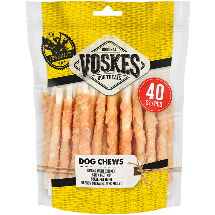 Voskes Kip Twists 40 stuks