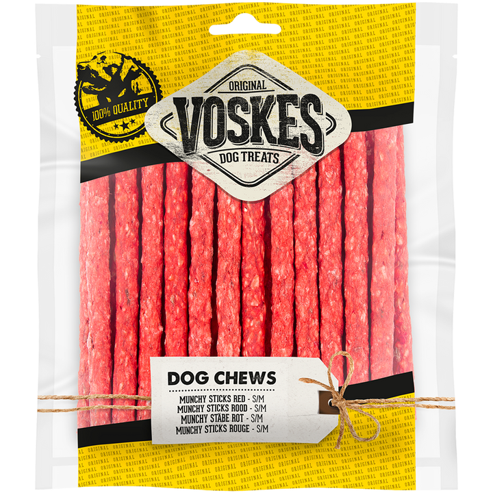 Voskes Munchy Sticks Rood Hondensnack