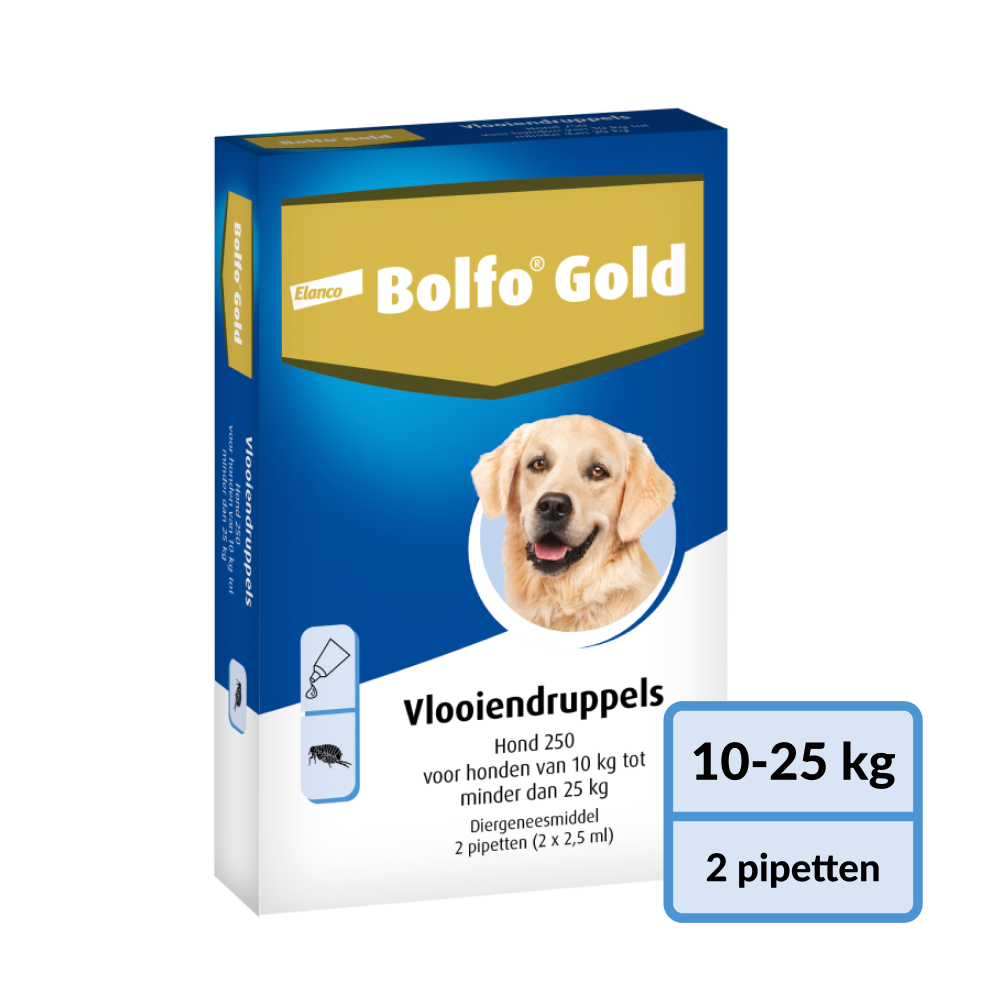 Bolfo Gold voor Honden - Anti Vlooienmiddel