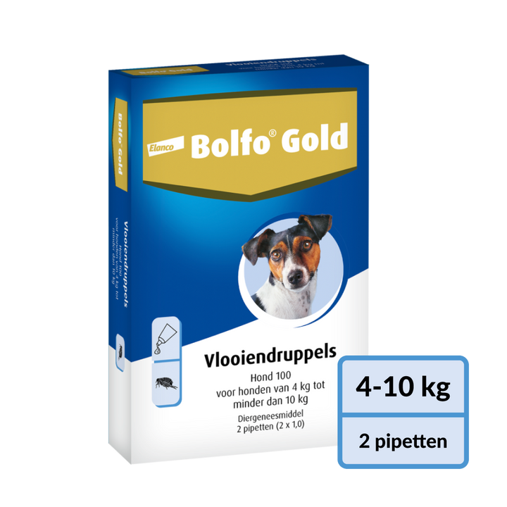 Bolfo Gold voor Honden - Anti Vlooienmiddel