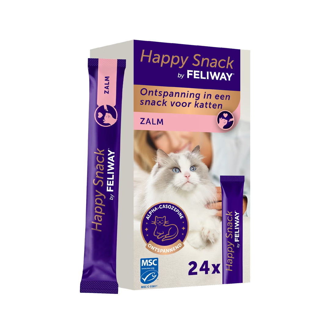 Feliway Happy Snack Zalm 24 stuks