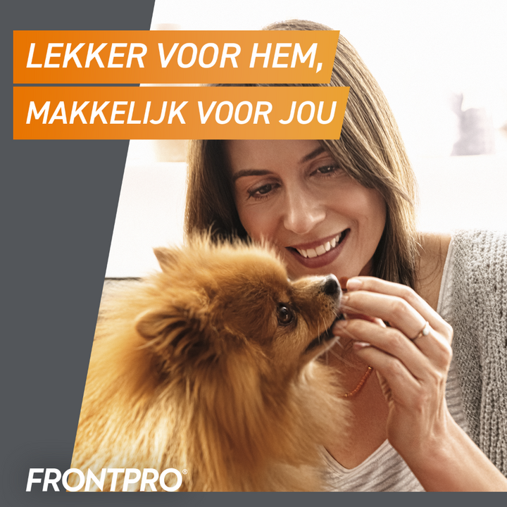 Frontpro makkelijk te geven aan je hond