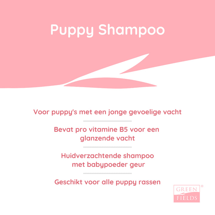 Greenfields Puppy Shampoo voor alle puppy's