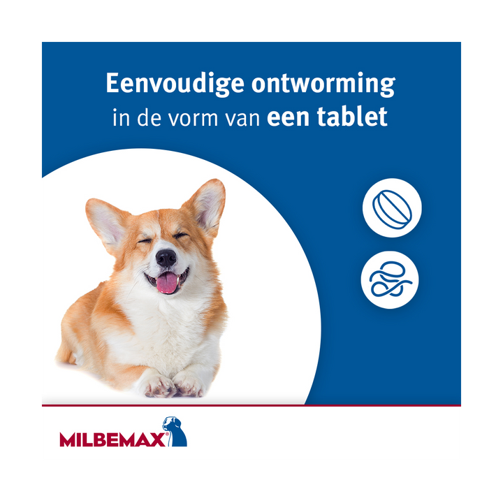 Milbemax Hond eenvoudig ontwormen in 1 tablet
