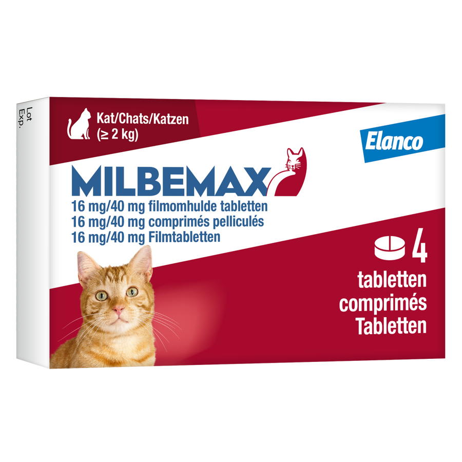 Milbemax Grote Kat 4 tabletten
