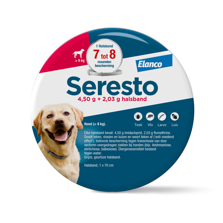 Seresto Vlooienband voor Grote Honden 1 halsband