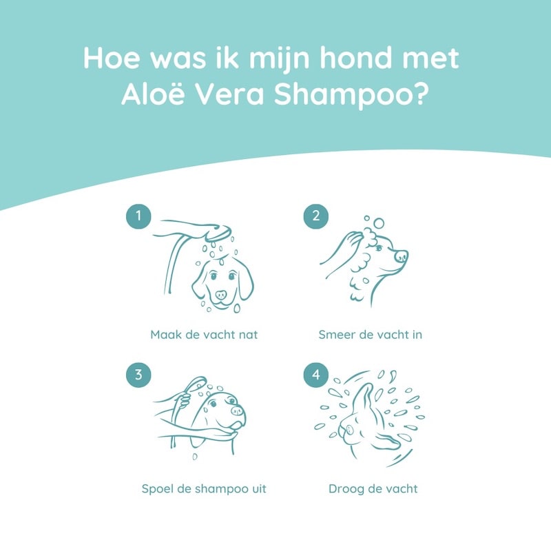 Greenfields Aloe Vera Hondenshampoo Instructie