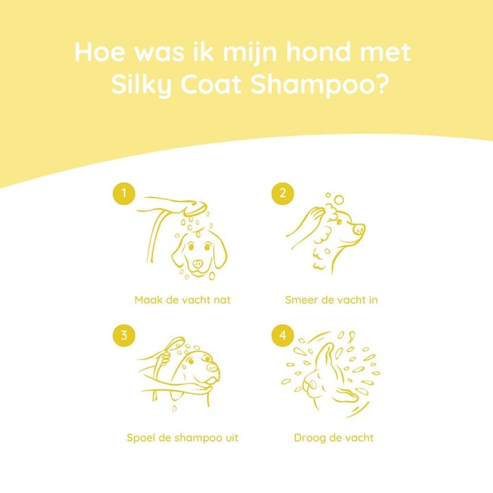 Greenfields Silky Coat Hondenshampoo Instructie