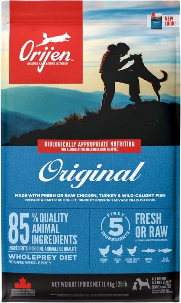 Orijen Original Adult Hondenbrokken 11kg Voorkant Verpakking