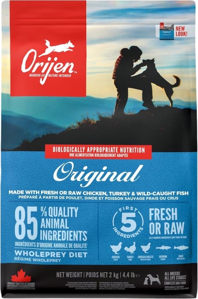 Orijen Original Adult Hondenbrokken 2kg Voorkant Verpakking